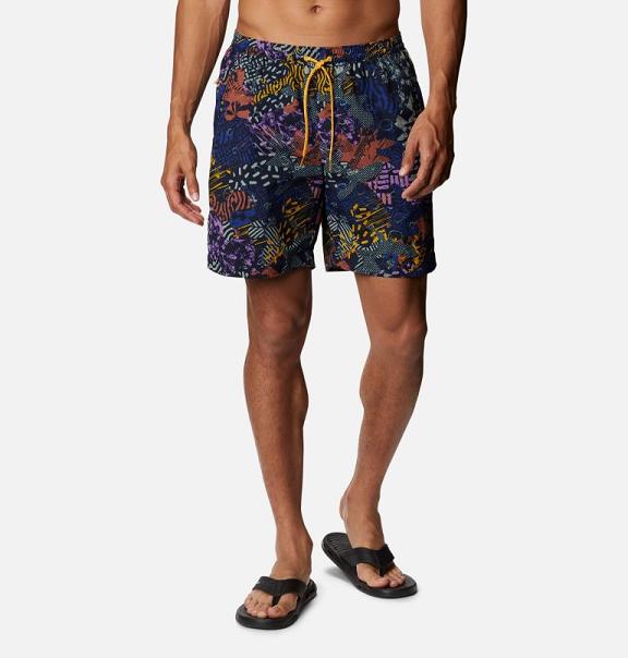 Columbia Summerdry Shorts Blue For Men's NZ26083 New Zealand